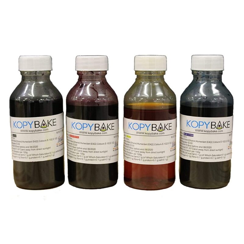 Kopybake - Edible Ink Set of 4 (CMYK)