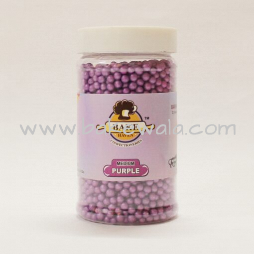 Bake Haven - Sugar Ball Medium - Purple - 150g