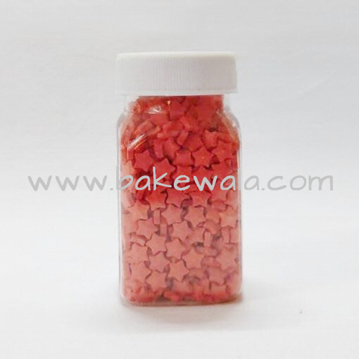 Sugar Shine - Sprinkles - Red Stars - 65g
