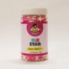 Bake Haven - Metallic Star - Pink And White - 150g