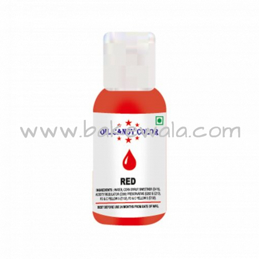 Bake Haven - Oil Candy Colours - Red - 20g