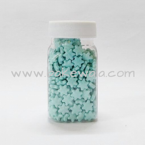 Sugar Shine - Sprinkles - Blue Flowers - 65g