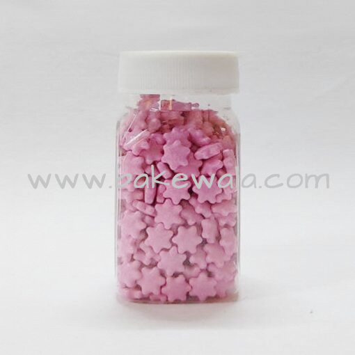 Sugar Shine - Sprinkles - Pink Flowers - 65g