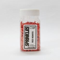 Sugar Shine - Sprinkles - Red Hearts - 65g