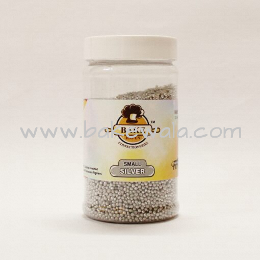 Bake Haven - Mixed Confetti - Small - Silver - 150g