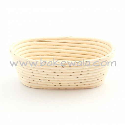 Bread Proofing Basket - Banneton Rattan  Oval - 10"