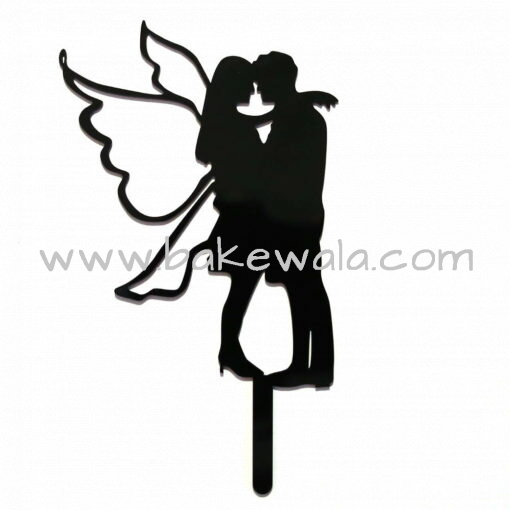 Acrylic Cake Topper or Silhouette - Couple