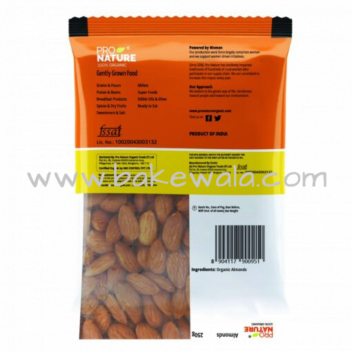 ProNature - Almonds - 250g - 100% Organic