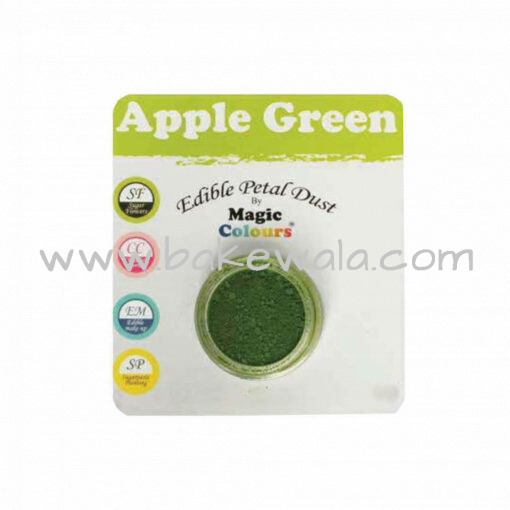 Magic Colours - Edible Petal Dust - Apple Green - 8 ml