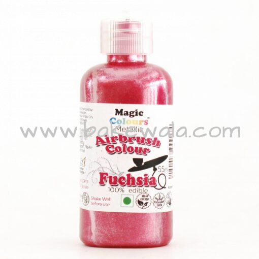 Magic Colours - Metallic Airbrush Colour - Fuchsia - 55ml