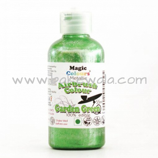 Magic Colours - Metallic Airbrush Colour - Garden Green - 55ml