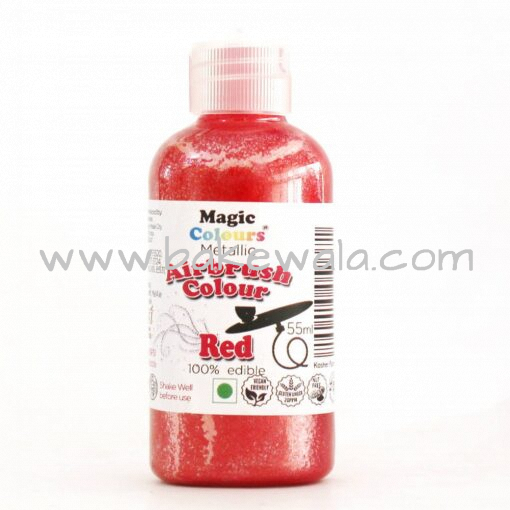 Magic Colours - Metallic Airbrush Colour - Red - 55ml