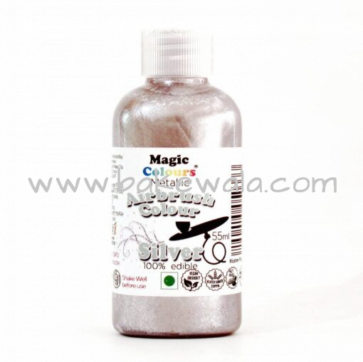 Magic Colours - Metallic Airbrush Colour - Silver - 55ml