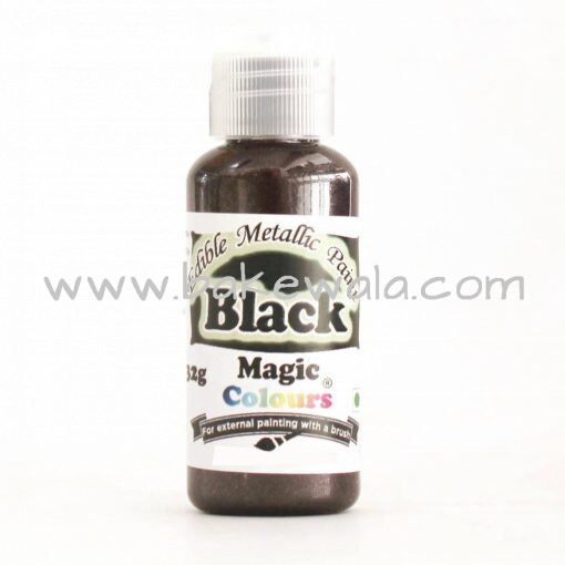 Magic Colours - Metallic Paint - Black - 32g