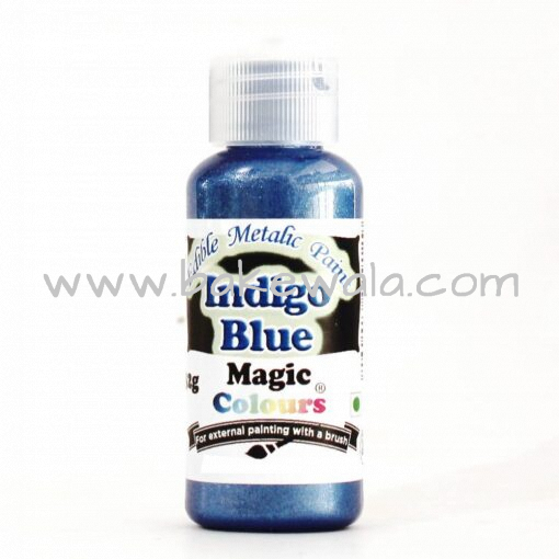 Magic Colours - Metallic Paint - Indigo Blue - 32g