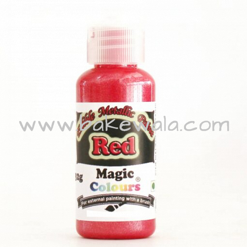 Magic Colours - Metallic Paint - Red - 32g