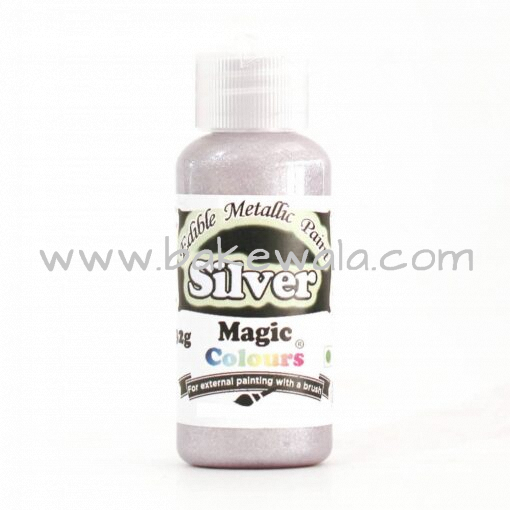 Magic Colours - Metallic Paint -  Silver - 32g