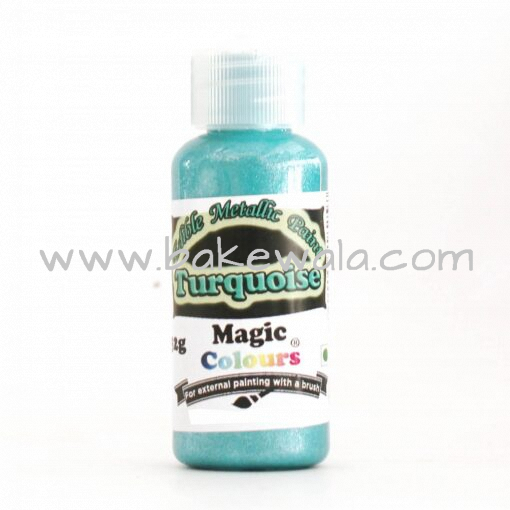 Magic Colours - Metallic Paint - Turquoise - 32g