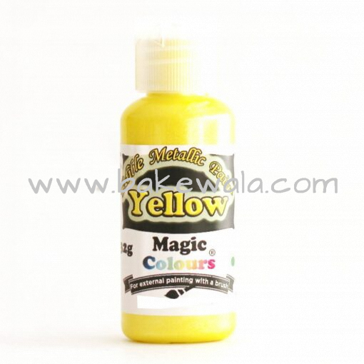 Magic Colours - Metallic Paint - Yellow - 32g