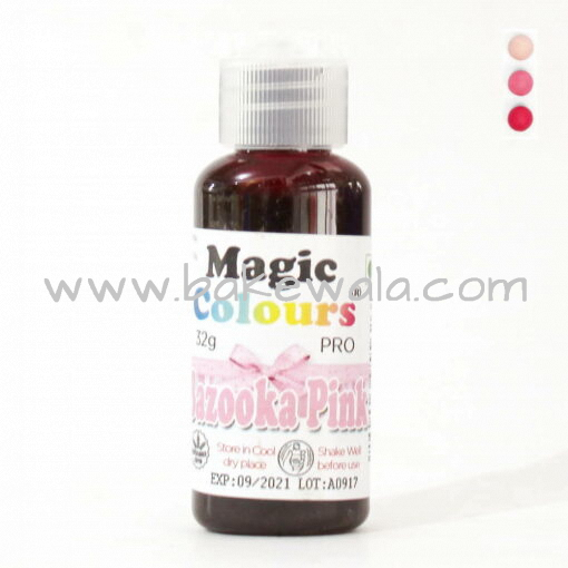 Icing or Gel Color - Magic Colours Pro Gel - Bazooka Pink - 32g