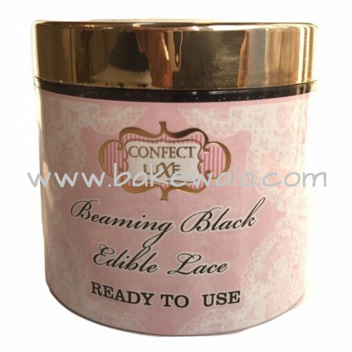 Confect Edible Lace Paste - Beaming Black - 100g