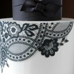 Belgian Lace Mesh Cake Stencil - Evil Cake Genius