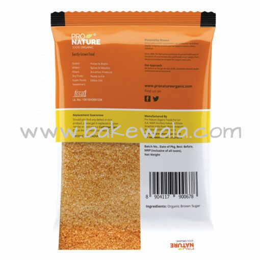 ProNature - Brown Sugar - 1kg - 100% Organic