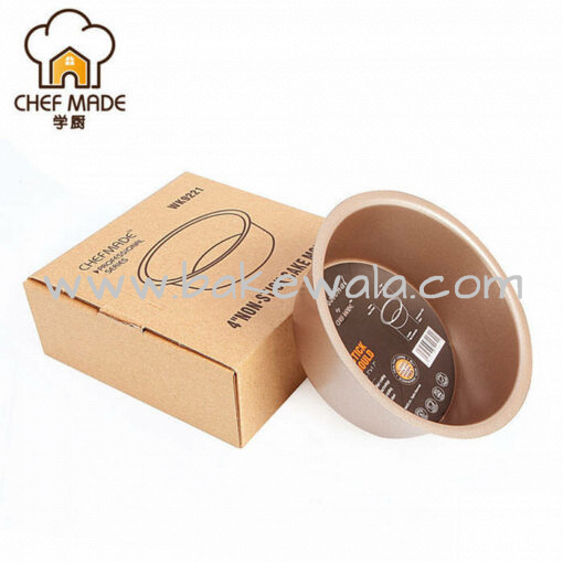 Chefmade - Non-stick Cake Mould - Round - 4 inches