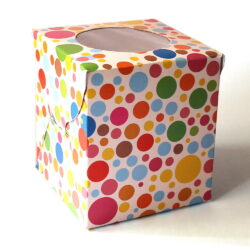 Cupcake Boxes  1 Cavity - Colours 45 PCS