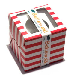 Cupcake Boxes  1 Cavity - Red and White Classics -  20 pcs