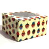 Cupcake Boxes  4 Cavities - Cupcake pattern - 25 PCS