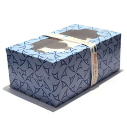 Cupcake Boxes  6 Cavities - Blue Orchid -  20 pcs