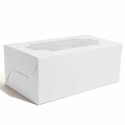 Cupcake Boxes  6 Cavities - White - 20 PCS