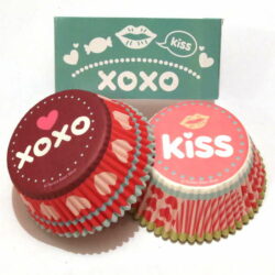 Cupcake Liner Set - Candy Kisses - 48 pcs