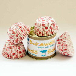 Cupcake Paper Liners - Christmas Red - 11cm - 100 pcs