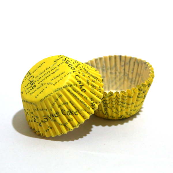 Yellow cupcake liners sale