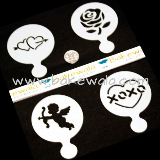 Cookies Stencils - Love is in the air - Set of 4