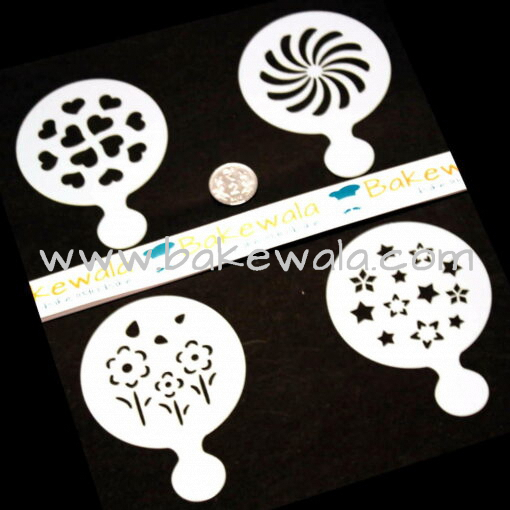 Cookies Stencils - Cute Patterns - Set of 4