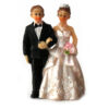 Wedding Cake Topper - Bride and Groom - 3"