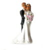 Wedding Cake Topper - Bride and Groom - 4.5"