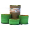 Ecopack Cake Baking Paper Moulds - Green - 12 Pieces