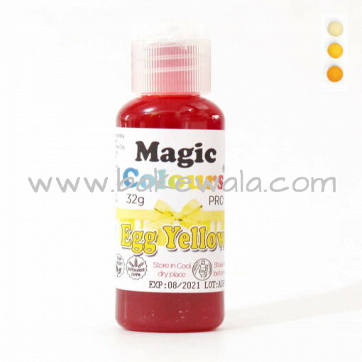 Icing or Gel Color - Magic Colours Pro Gel - Egg Yellow - 32g