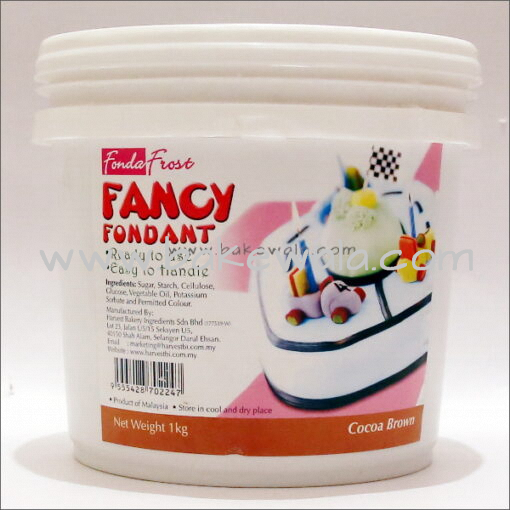 Fondant- Fondafrost  Cocoa Brown