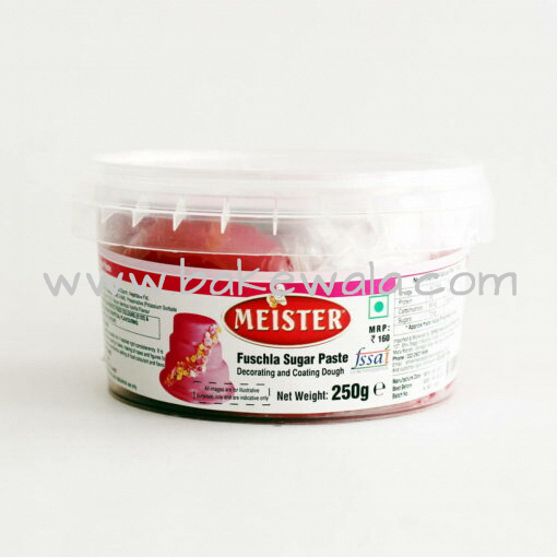 Meister Sugar Paste or Fondant-Fucshia-250g