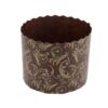 Panettone Paper Muffin Cup - Vintage Brown and Gold - 11 cm -3000pcs