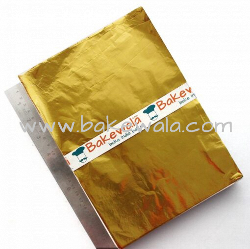 Chocolate Foil Wrapper - Large Size - Plain - Matte Gold - 300 pcs