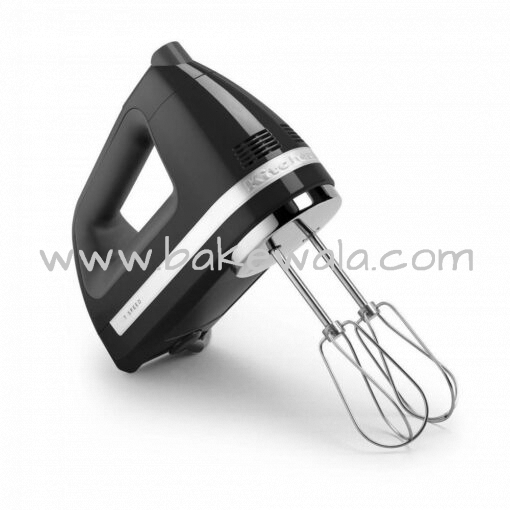 KitchenAid - 7 Speed Hand Mixer Onyx Black