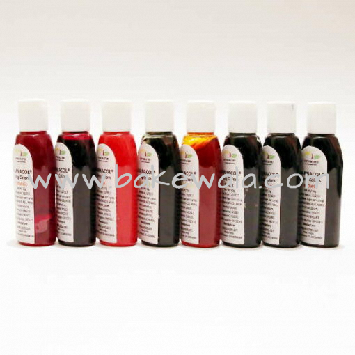 Icing Colour or Gel Color - Pack of 8 colours