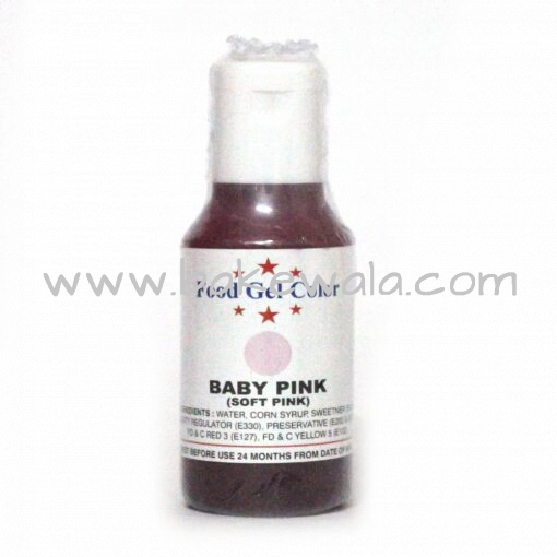 Bake Haven - Icing Gel Colour - Baby Pink - 20g