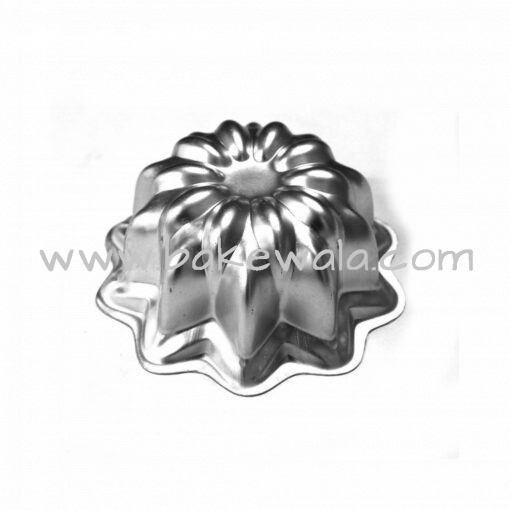 Aluminium Cake Tin Mold - Daisy Shape - Dia - 5.5 "